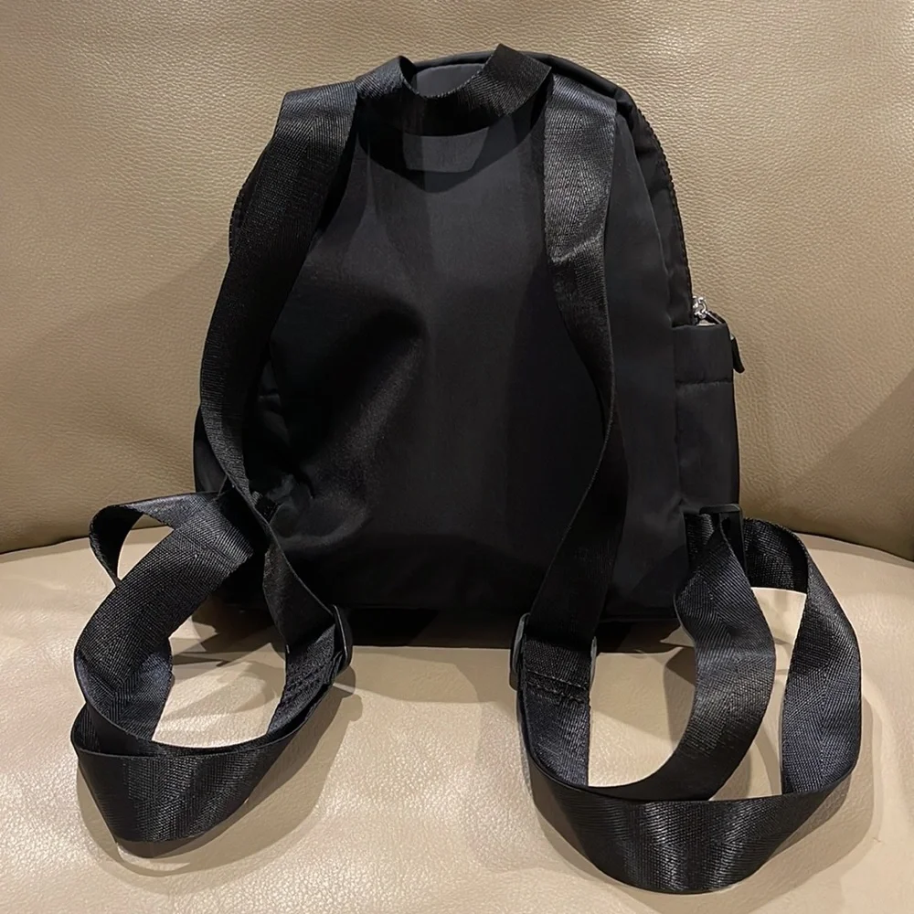 NWT Tahari nylon Monroe Jr backpack in black - Picture 2 of 6